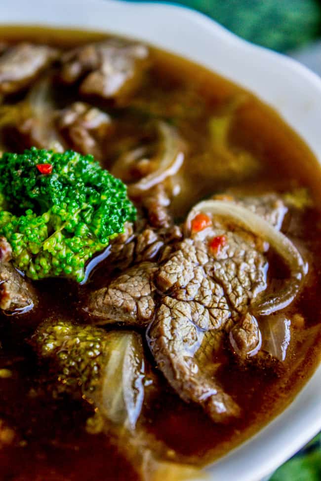 Easy Chinese Beef & Broccoli Soup: Steak or Ground Beef Options
